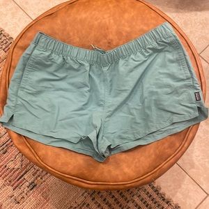 Patagonia Barely Baggies Lightweight Summer Shorts teal Size XL